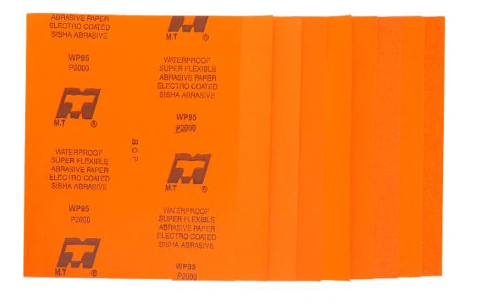 Aluminium oxide abrasive paper